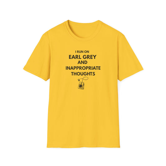Earl Grey & Inappropriate Thoughts T-Shirt — Funny Tea Lover Graphic Tee