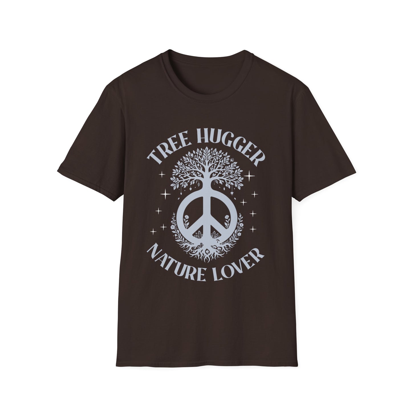 Tree Hugger T-Shirt – Nature Lover Peace Sign Tee