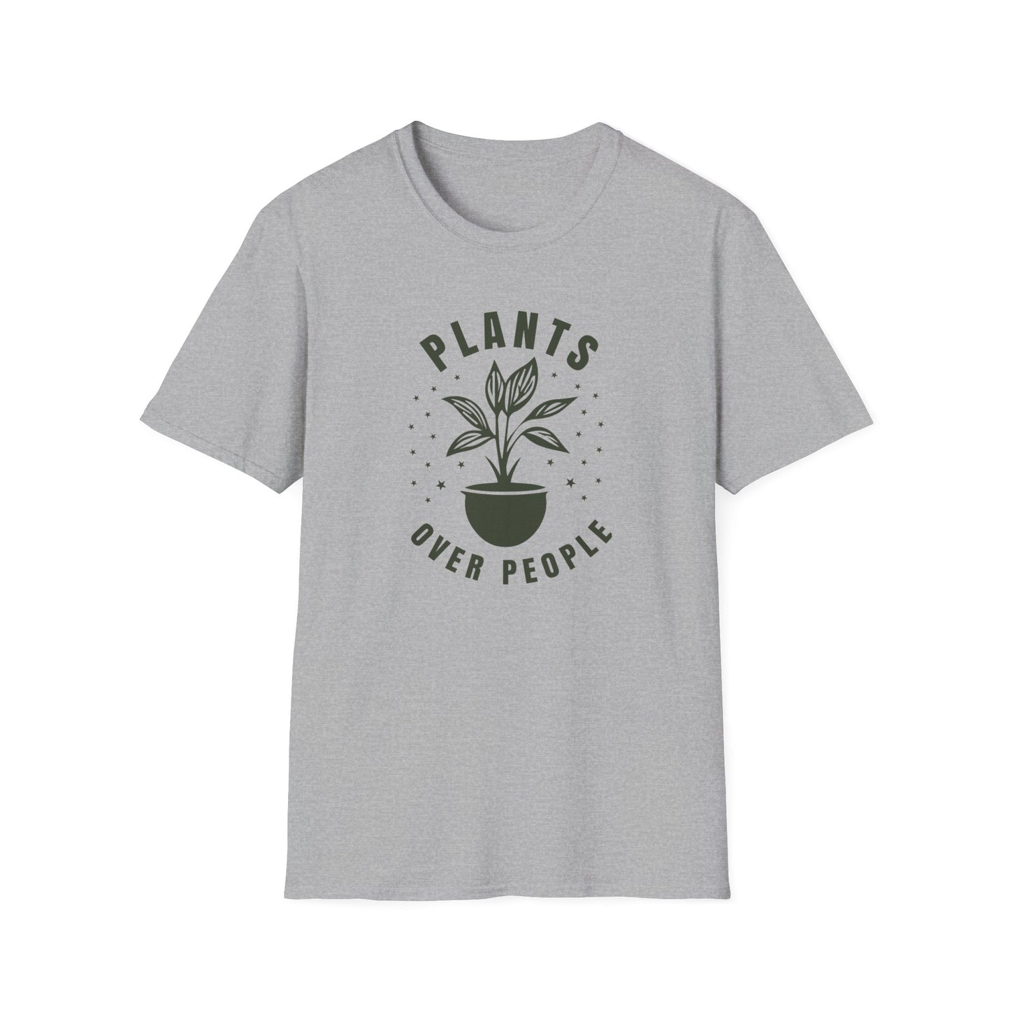 Plants Over People T-Shirt — Plant Lover Graphic Tee