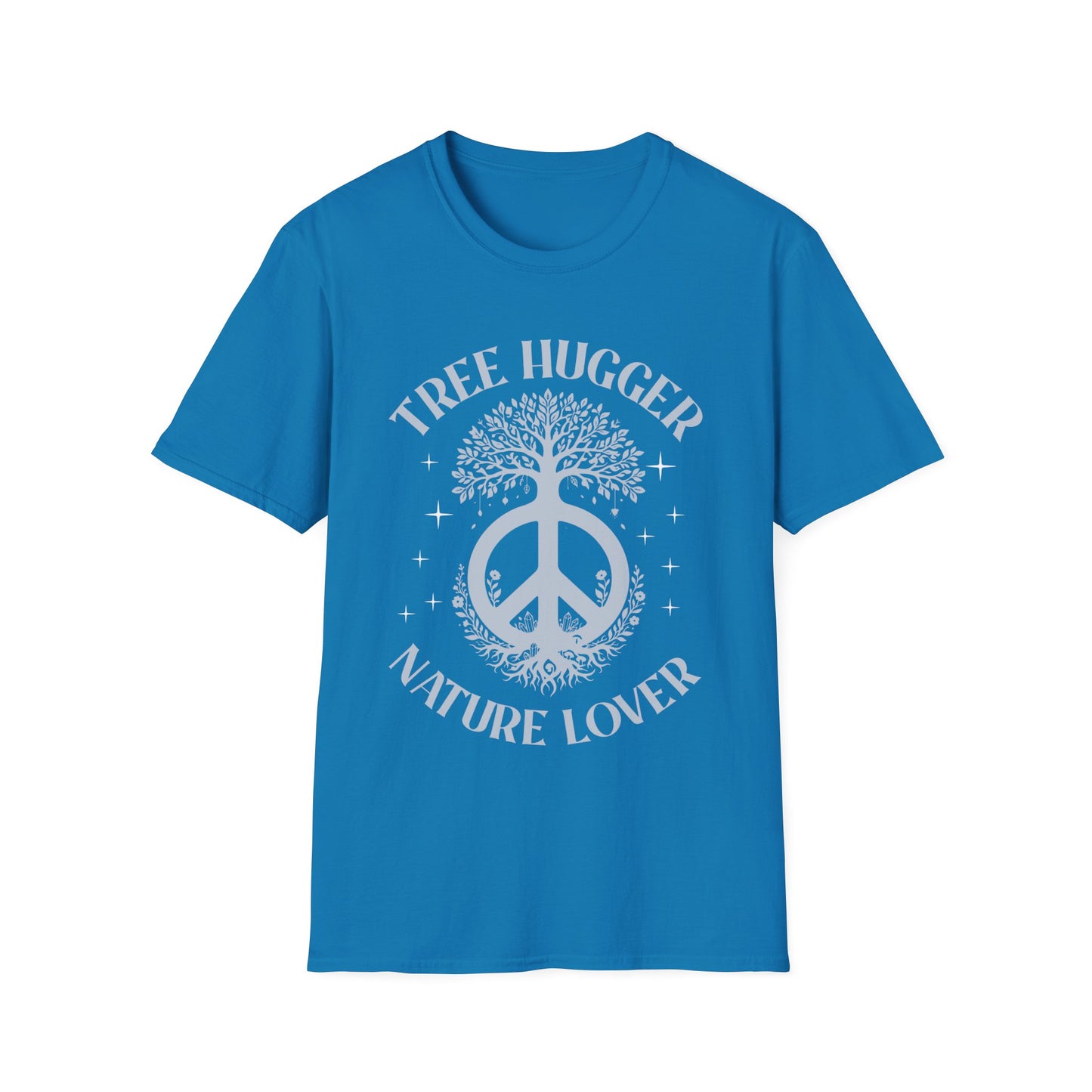Tree Hugger T-Shirt – Nature Lover Peace Sign Tee