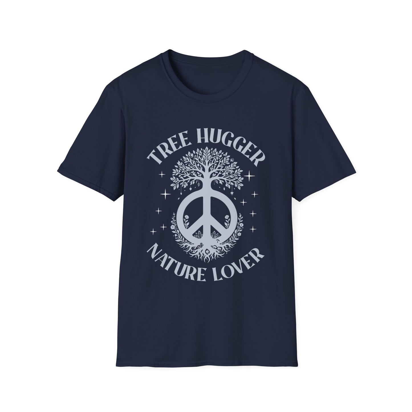 Tree Hugger T-Shirt – Nature Lover Peace Sign Tee