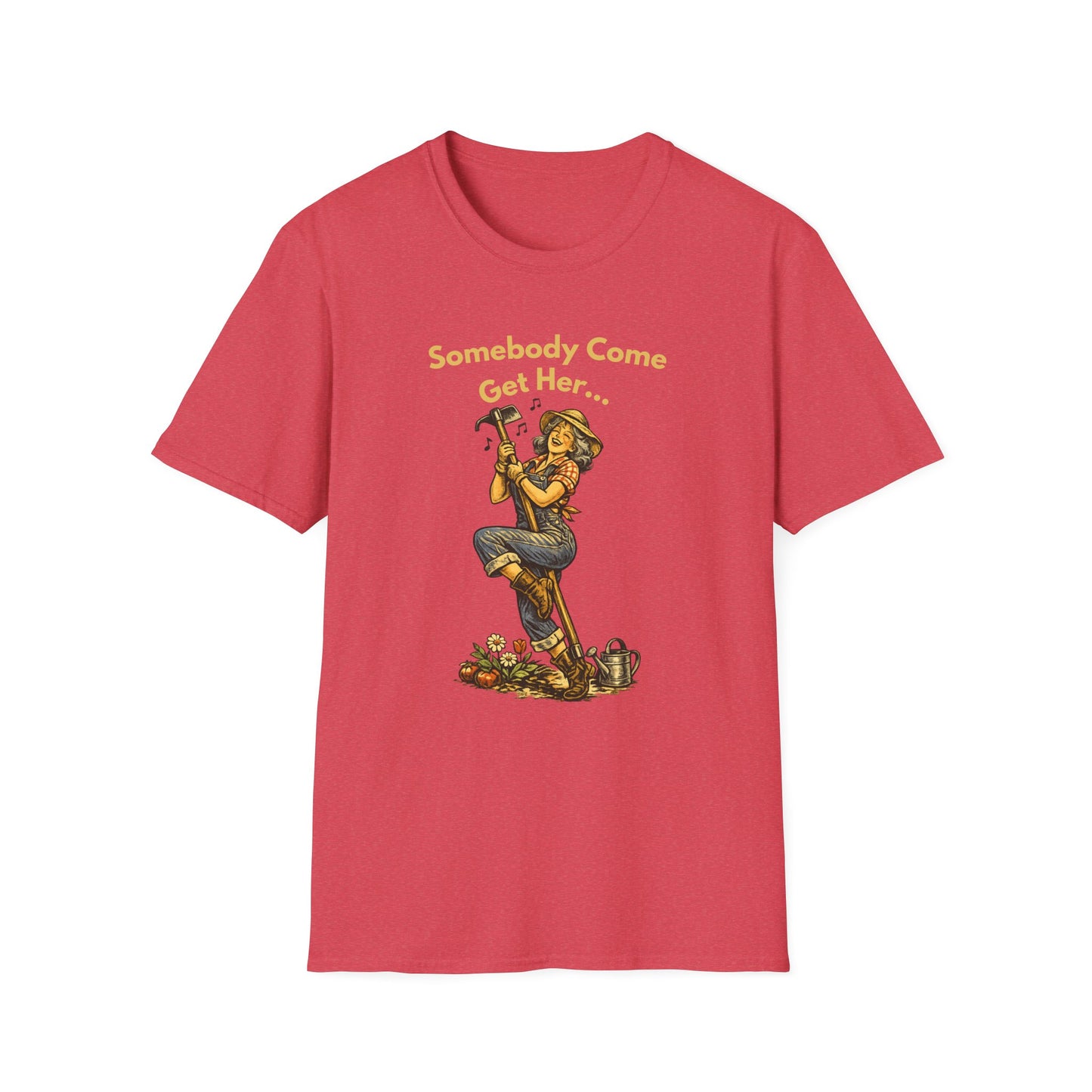 T-Shirt — “Somebody Come Get Her” Vintage Carpenter Graphic Tee