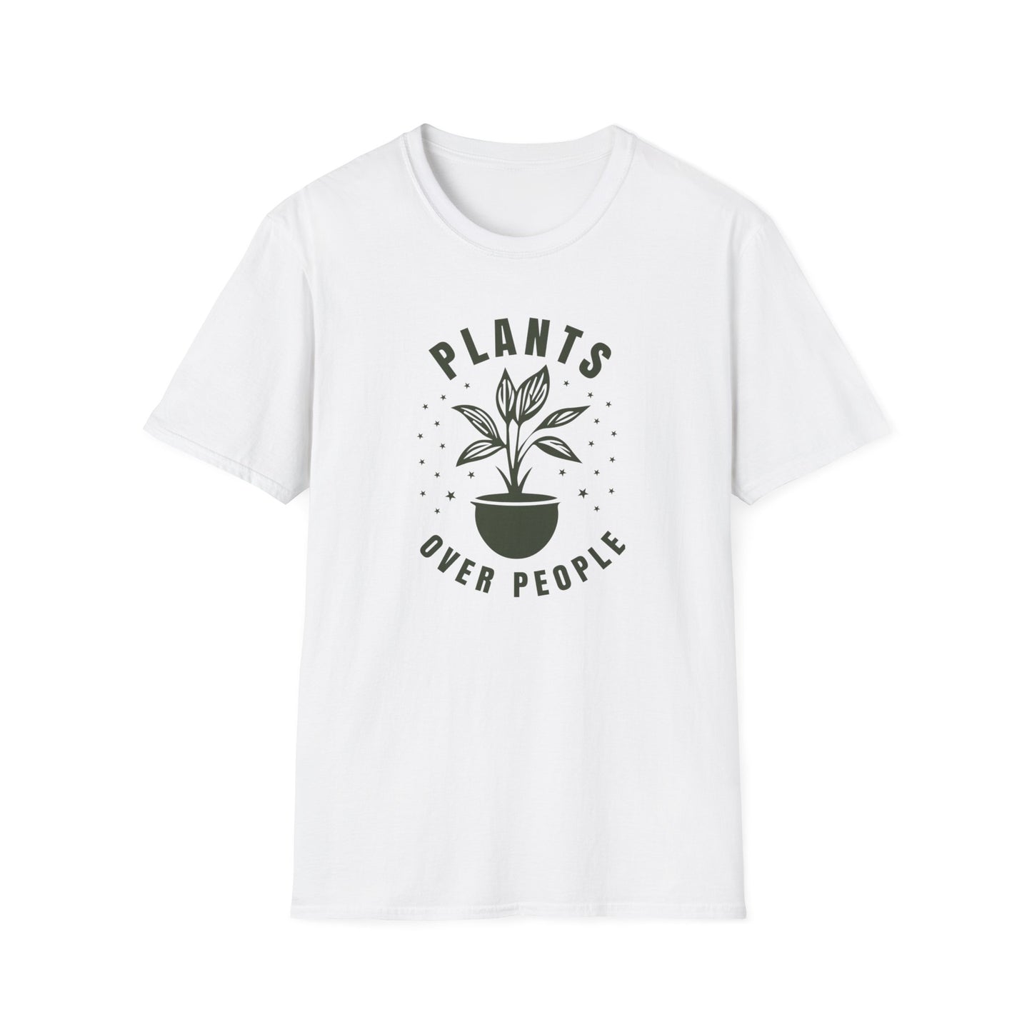Plants Over People T-Shirt — Plant Lover Graphic Tee