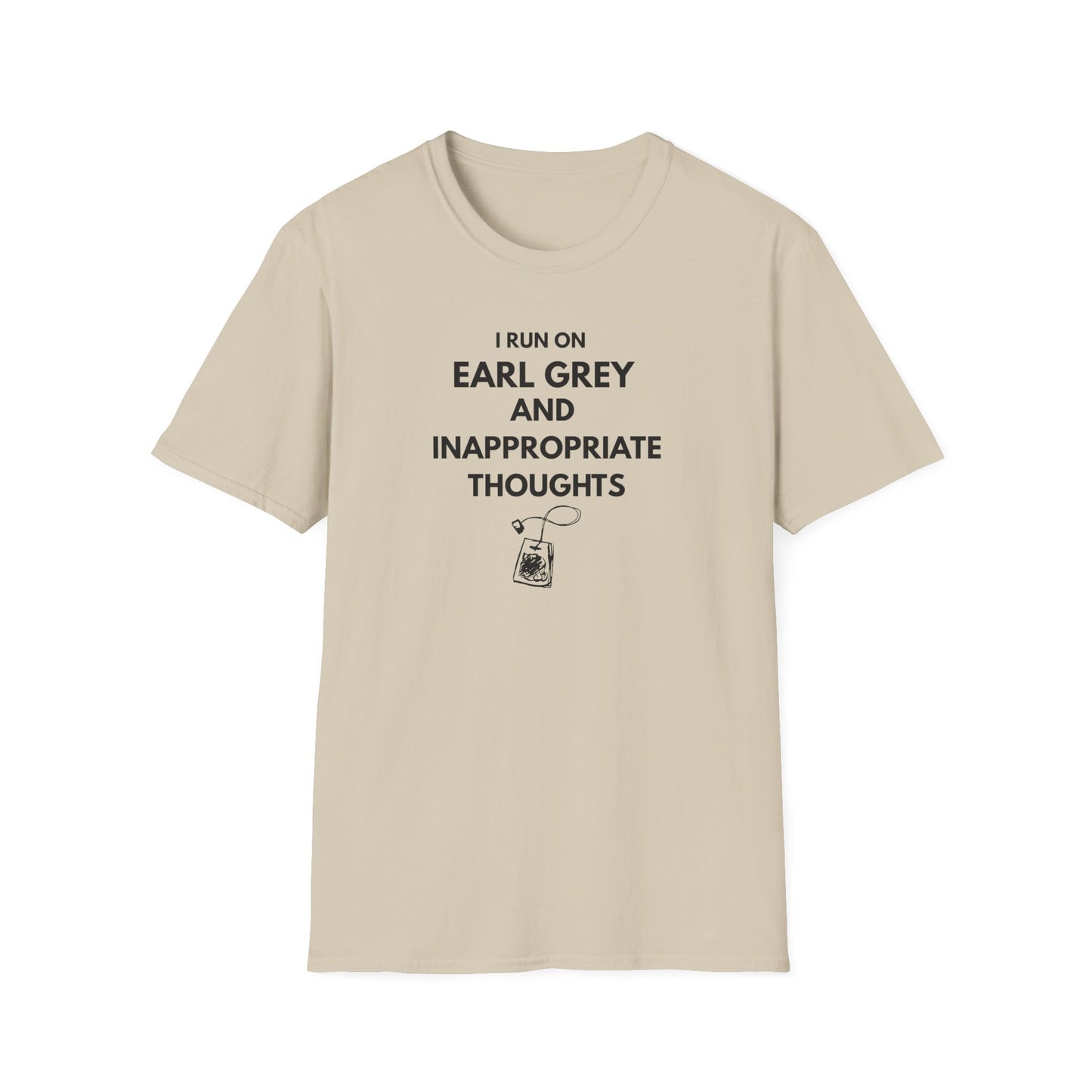 Earl Grey & Inappropriate Thoughts T-Shirt — Funny Tea Lover Graphic Tee