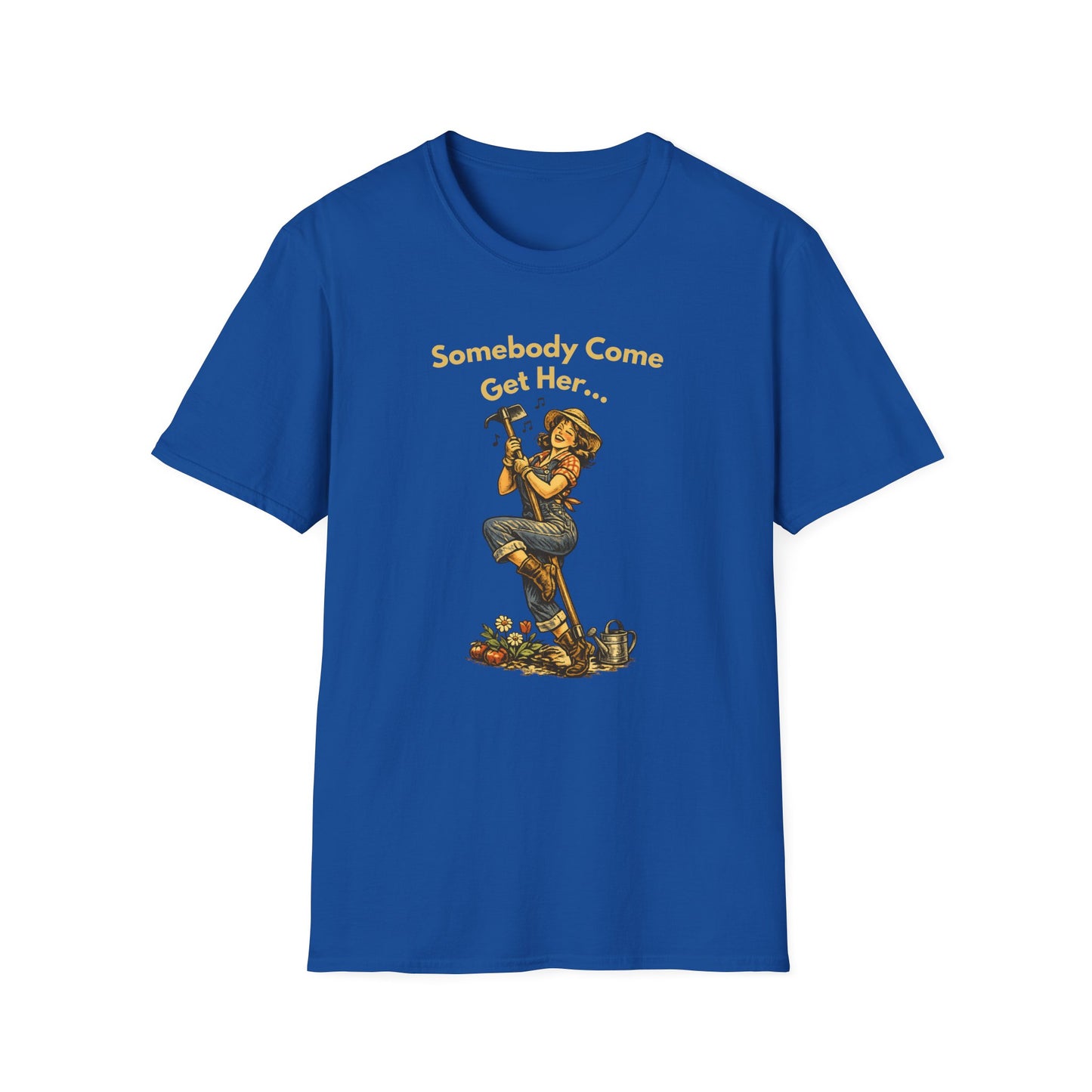 Somebody Come Get Her T-Shirt — Vintage Country Girl Graphic Tee