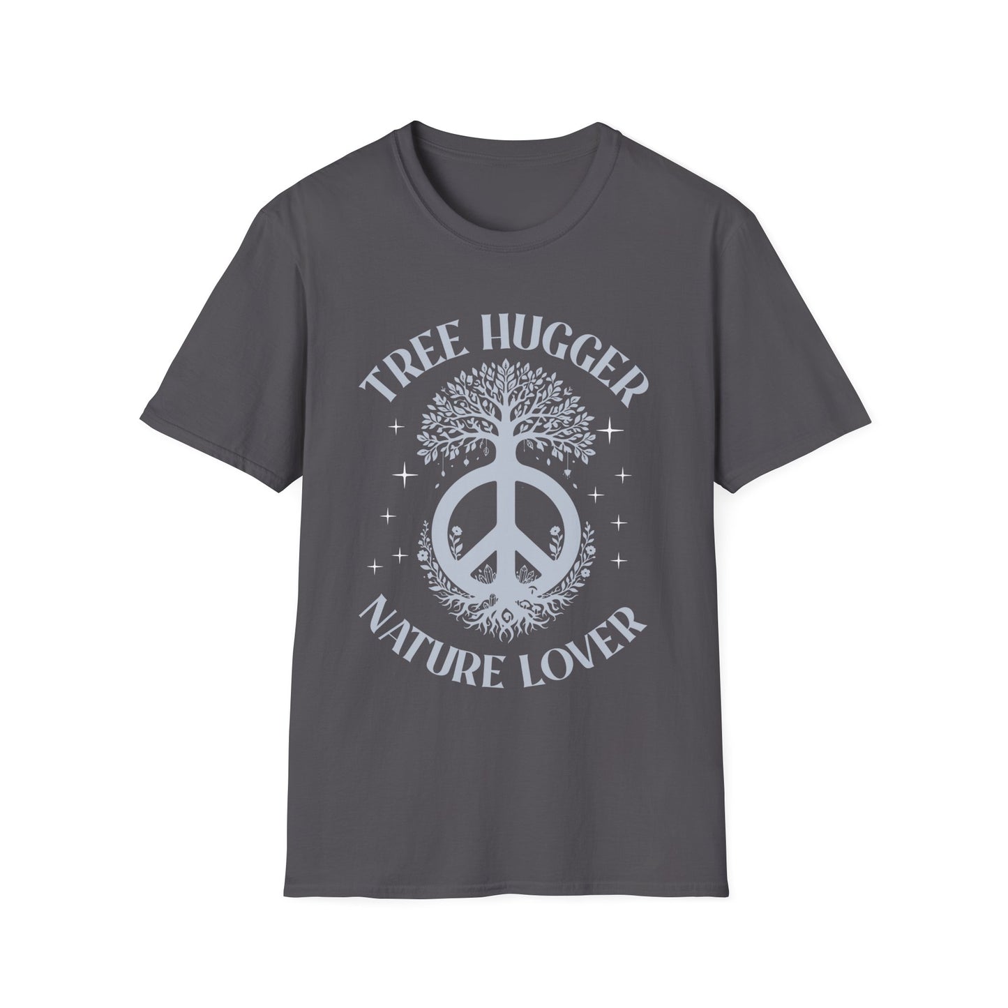 Tree Hugger T-Shirt – Nature Lover Peace Sign Tee