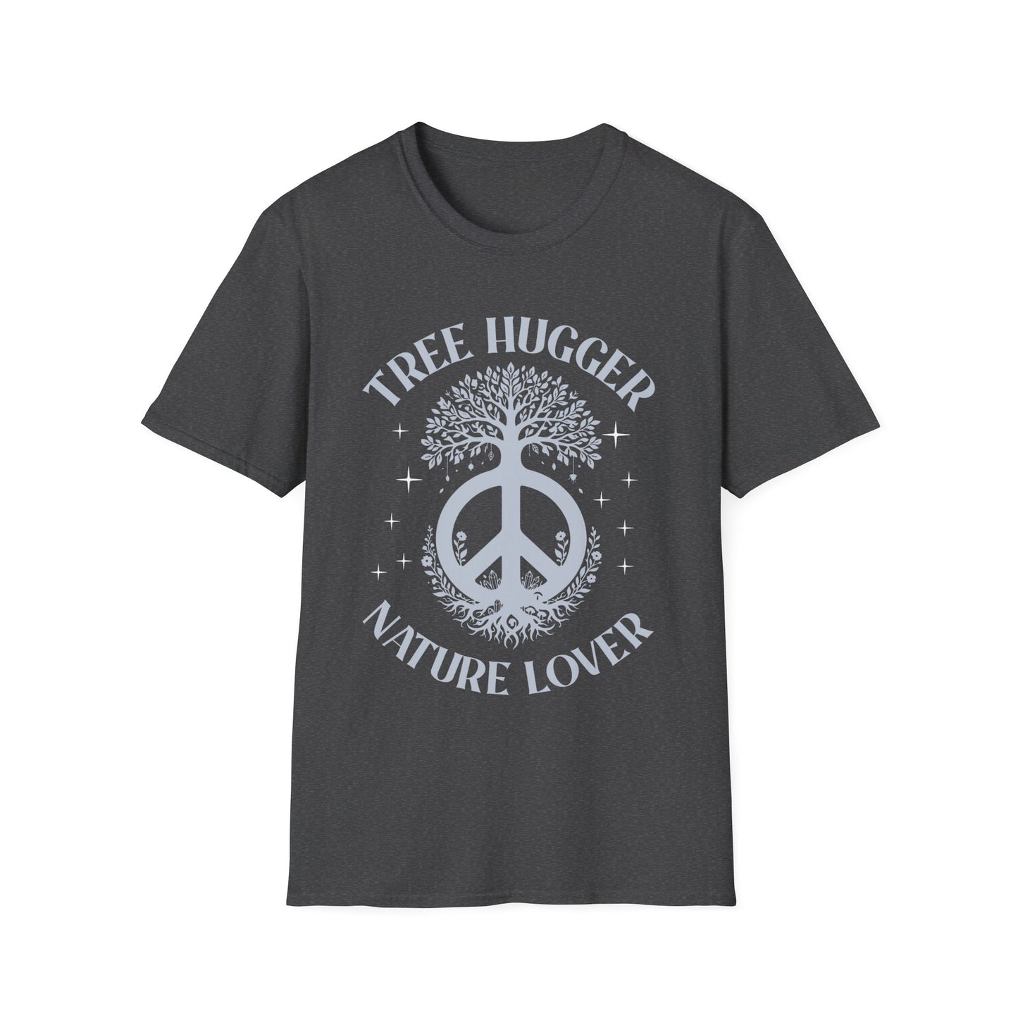 Tree Hugger T-Shirt – Nature Lover Peace Sign Tee