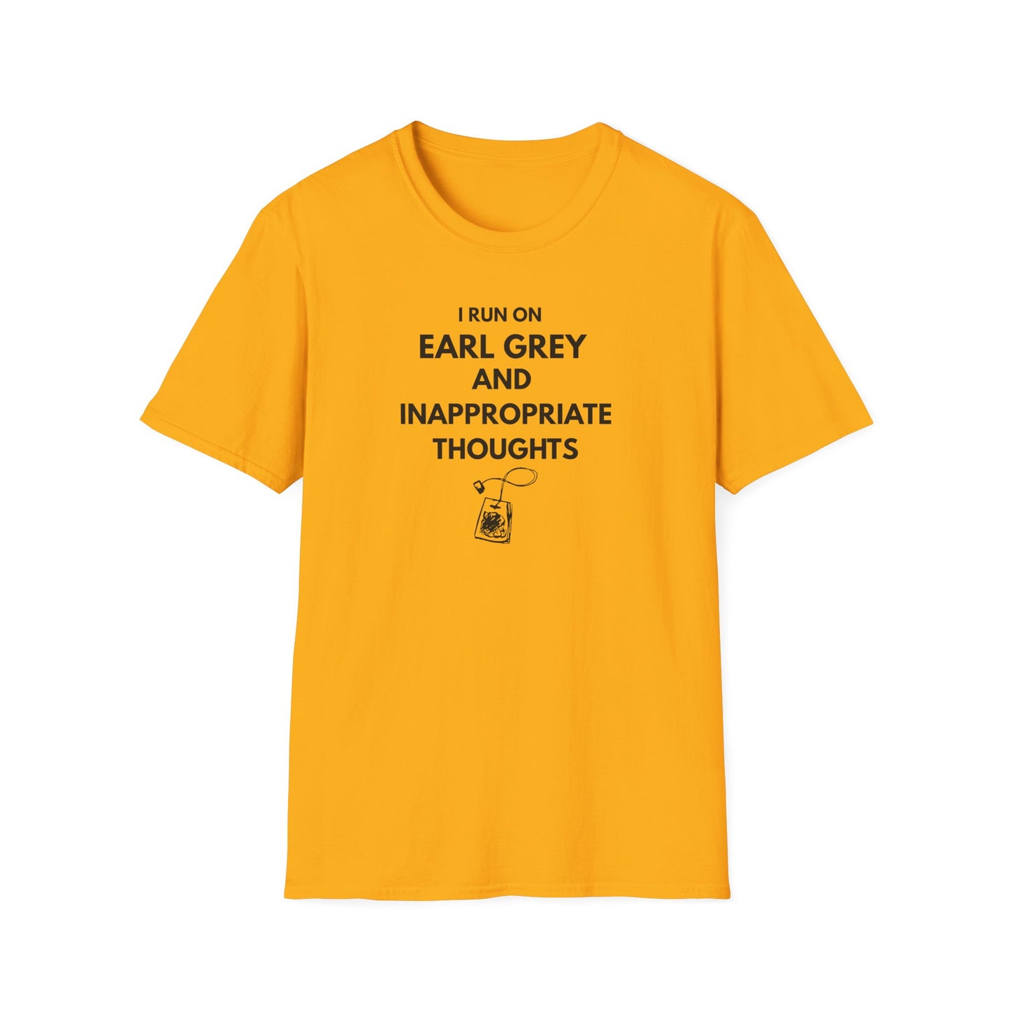 Earl Grey & Inappropriate Thoughts T-Shirt — Funny Tea Lover Graphic Tee
