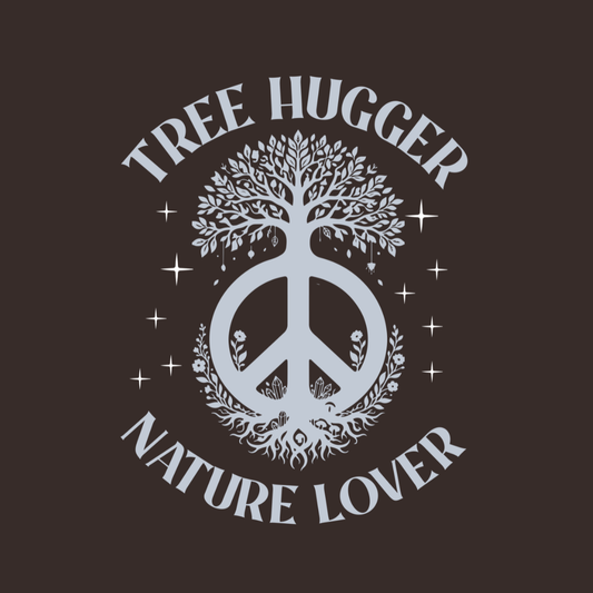 Tree Hugger T-Shirt – Nature Lover Peace Sign Tee