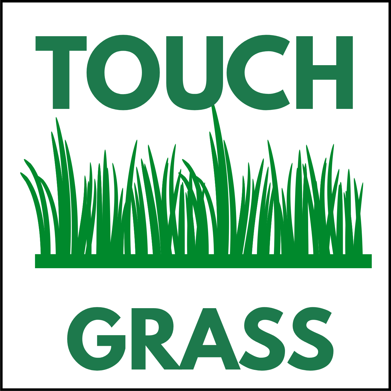 Touch Grass T-Shirt — Outdoor Humor Tee for Nature Lovers