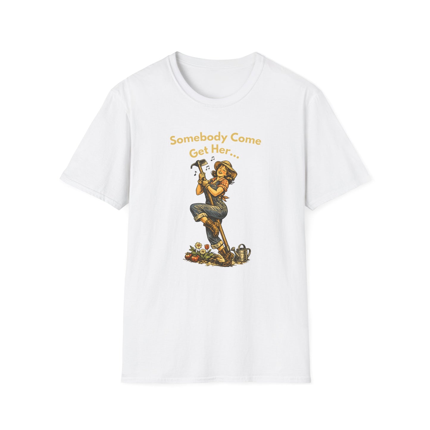Somebody Come Get Her T-Shirt — Vintage Country Girl Graphic Tee