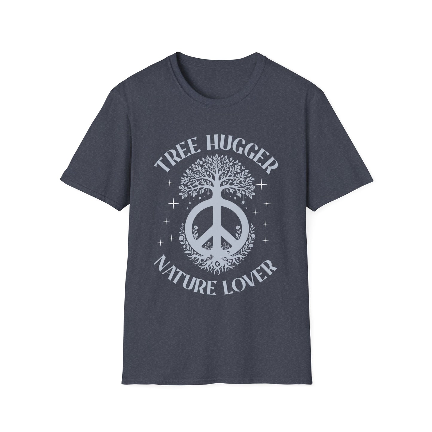 Tree Hugger T-Shirt – Nature Lover Peace Sign Tee