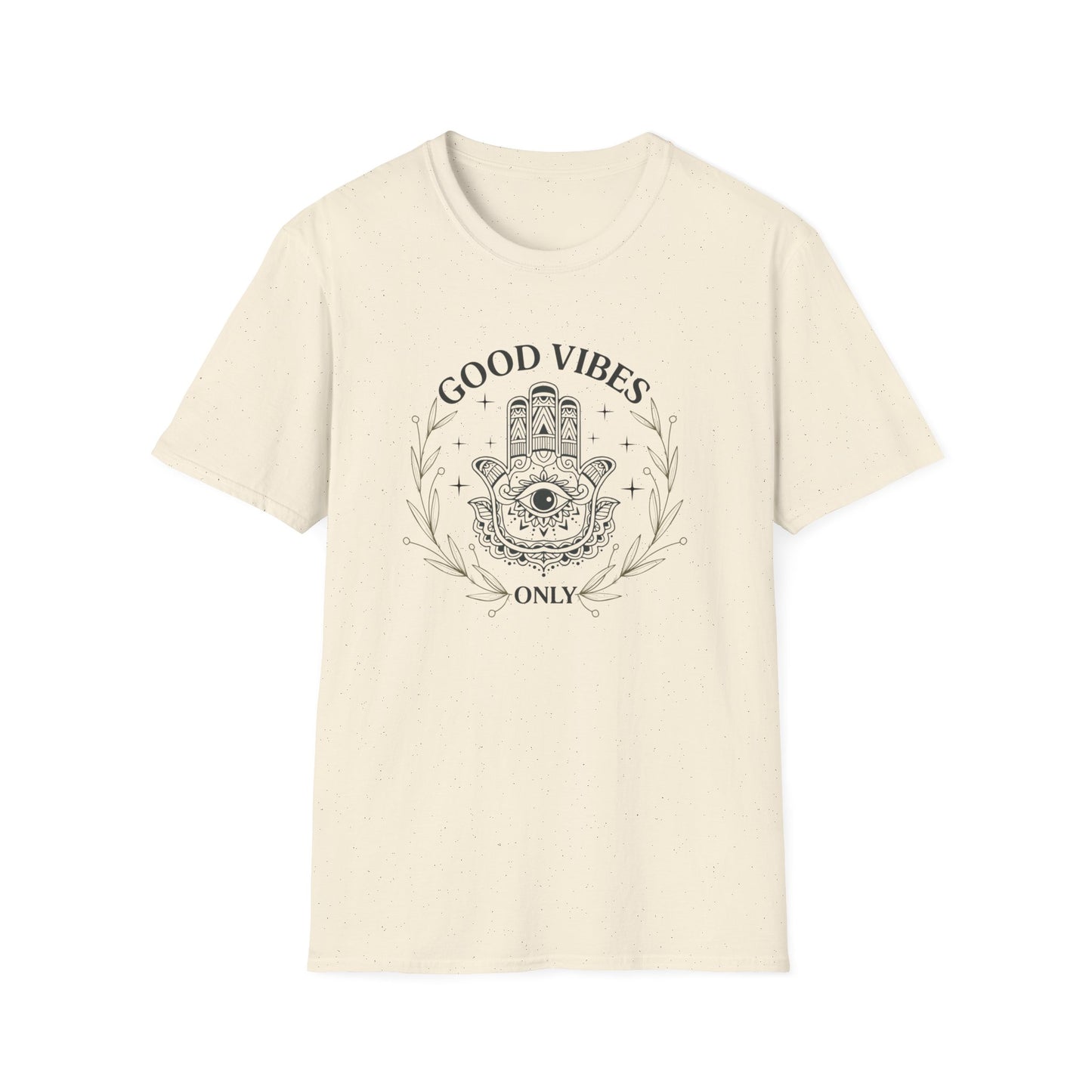Good Vibes Hamsa T-Shirt — Spiritual Boho Graphic Tee