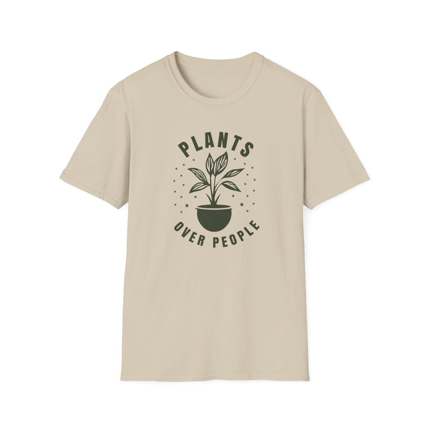 Plants Over People T-Shirt — Plant Lover Graphic Tee