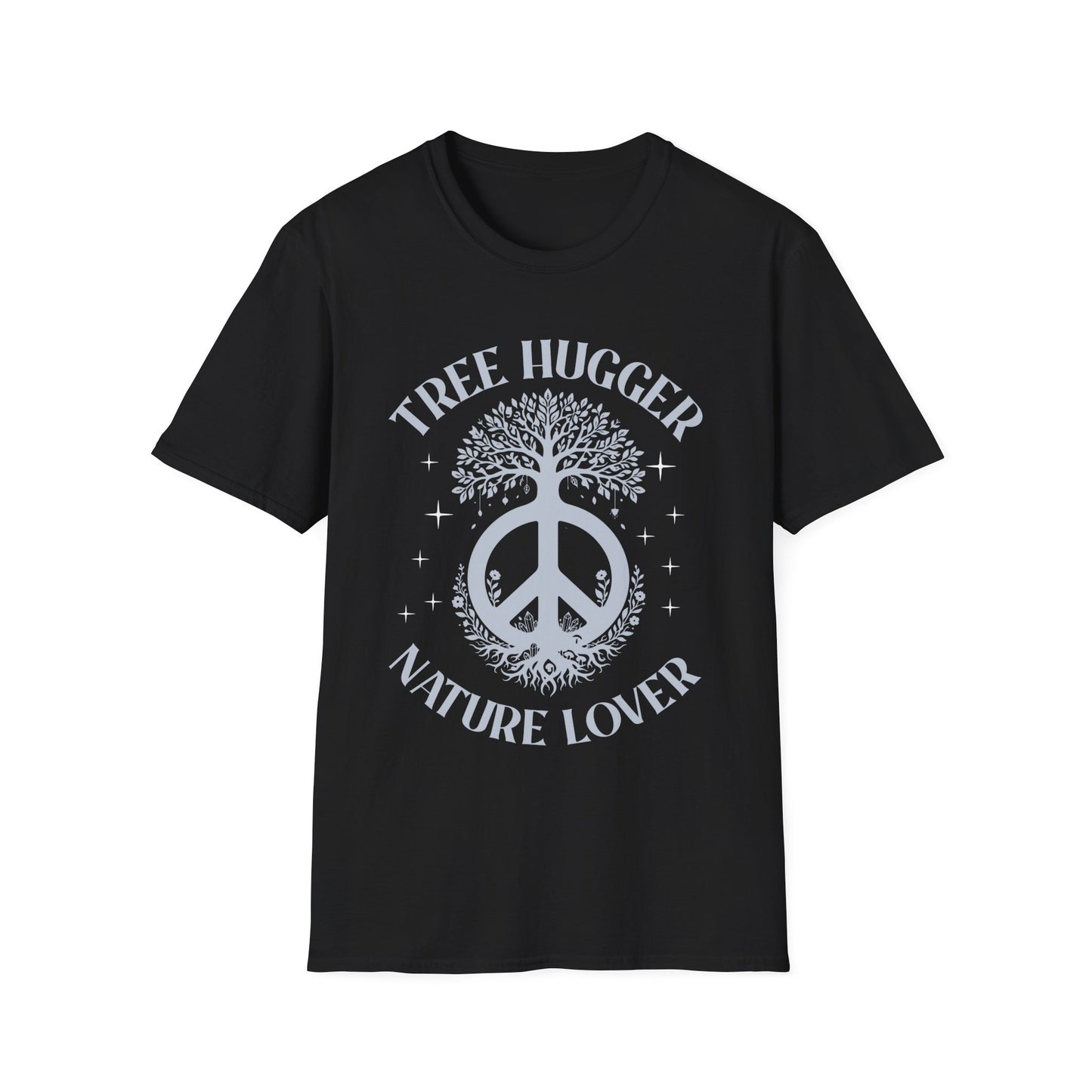 Tree Hugger T-Shirt – Nature Lover Peace Sign Tee