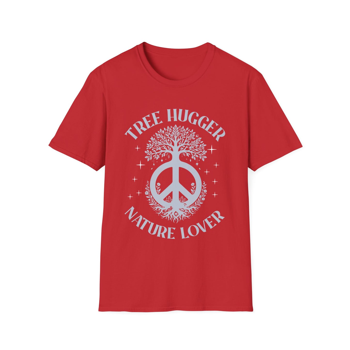Tree Hugger T-Shirt – Nature Lover Peace Sign Tee