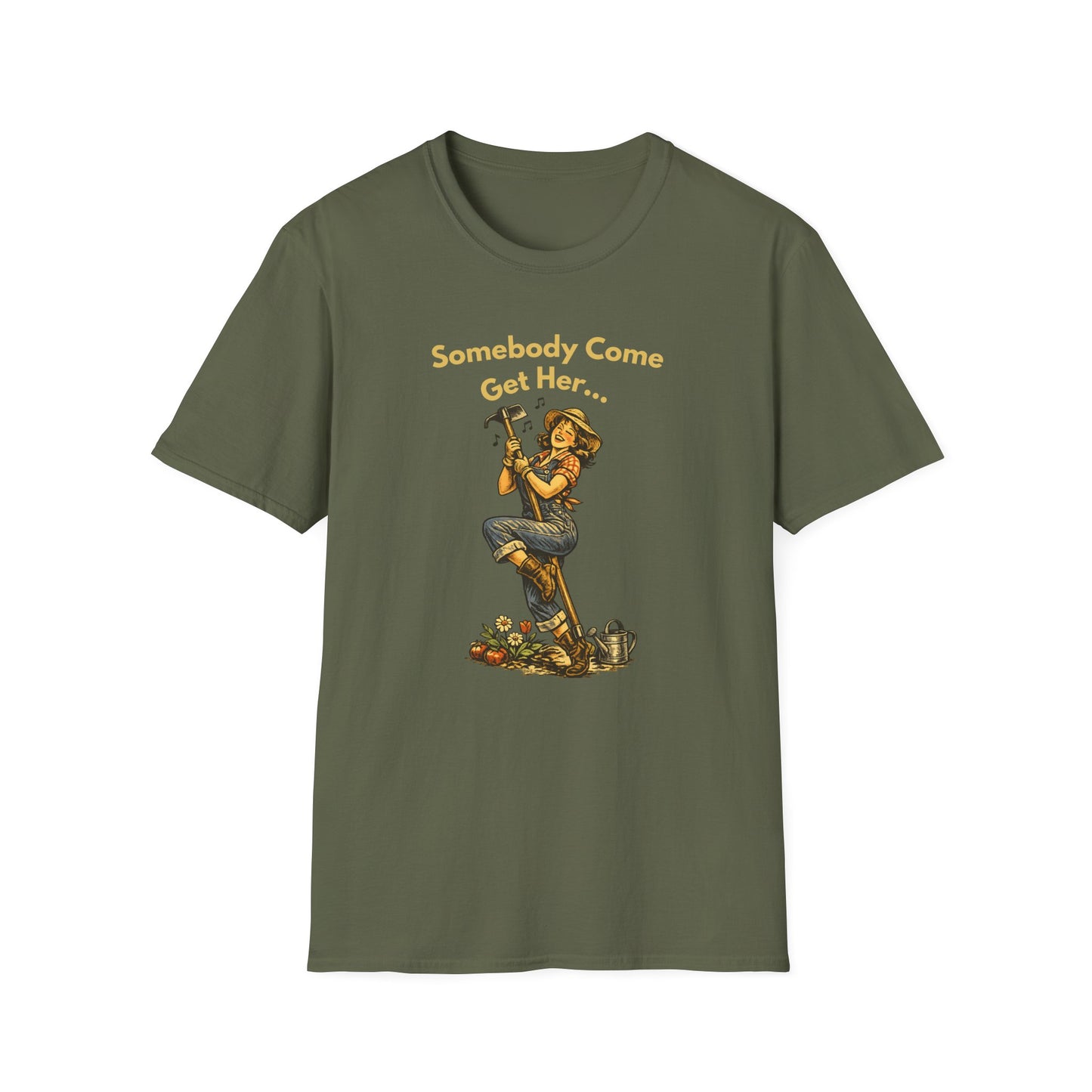 Somebody Come Get Her T-Shirt — Vintage Country Girl Graphic Tee