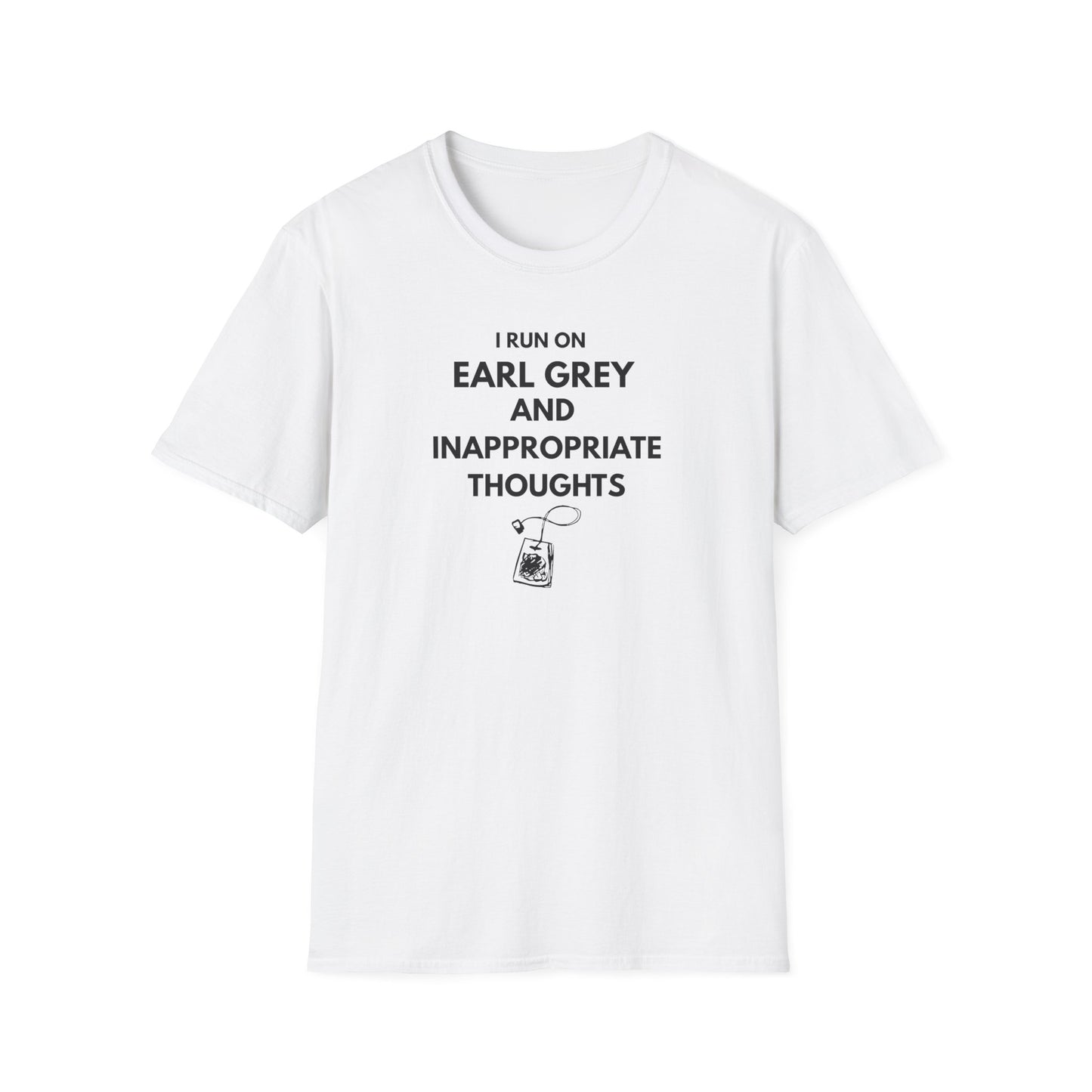Earl Grey & Inappropriate Thoughts T-Shirt — Funny Tea Lover Graphic Tee