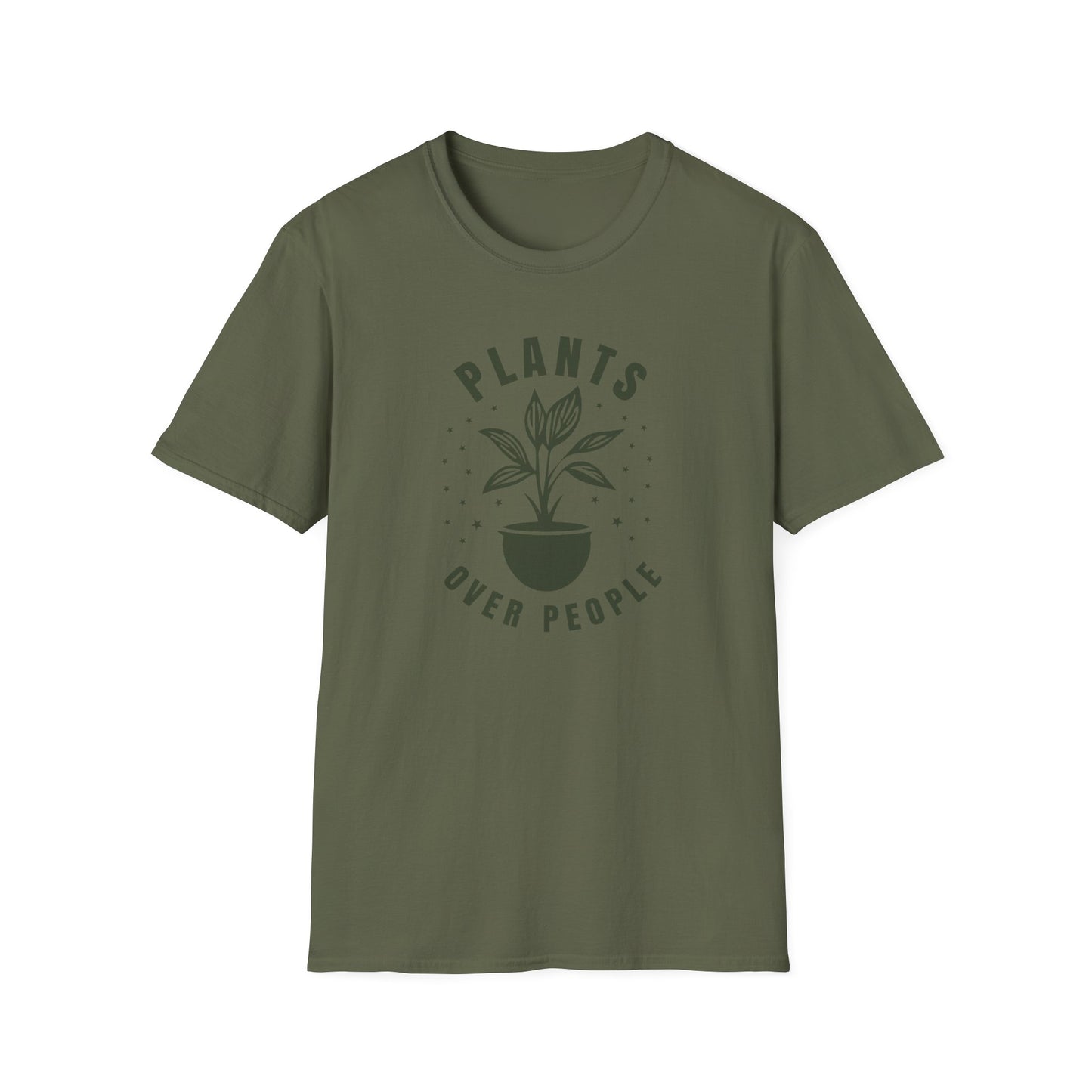 Plants Over People T-Shirt — Plant Lover Graphic Tee