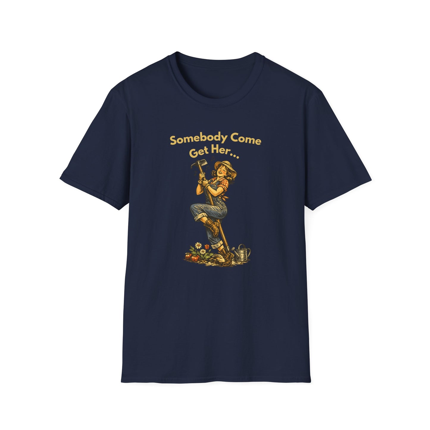 Somebody Come Get Her T-Shirt — Vintage Country Girl Graphic Tee