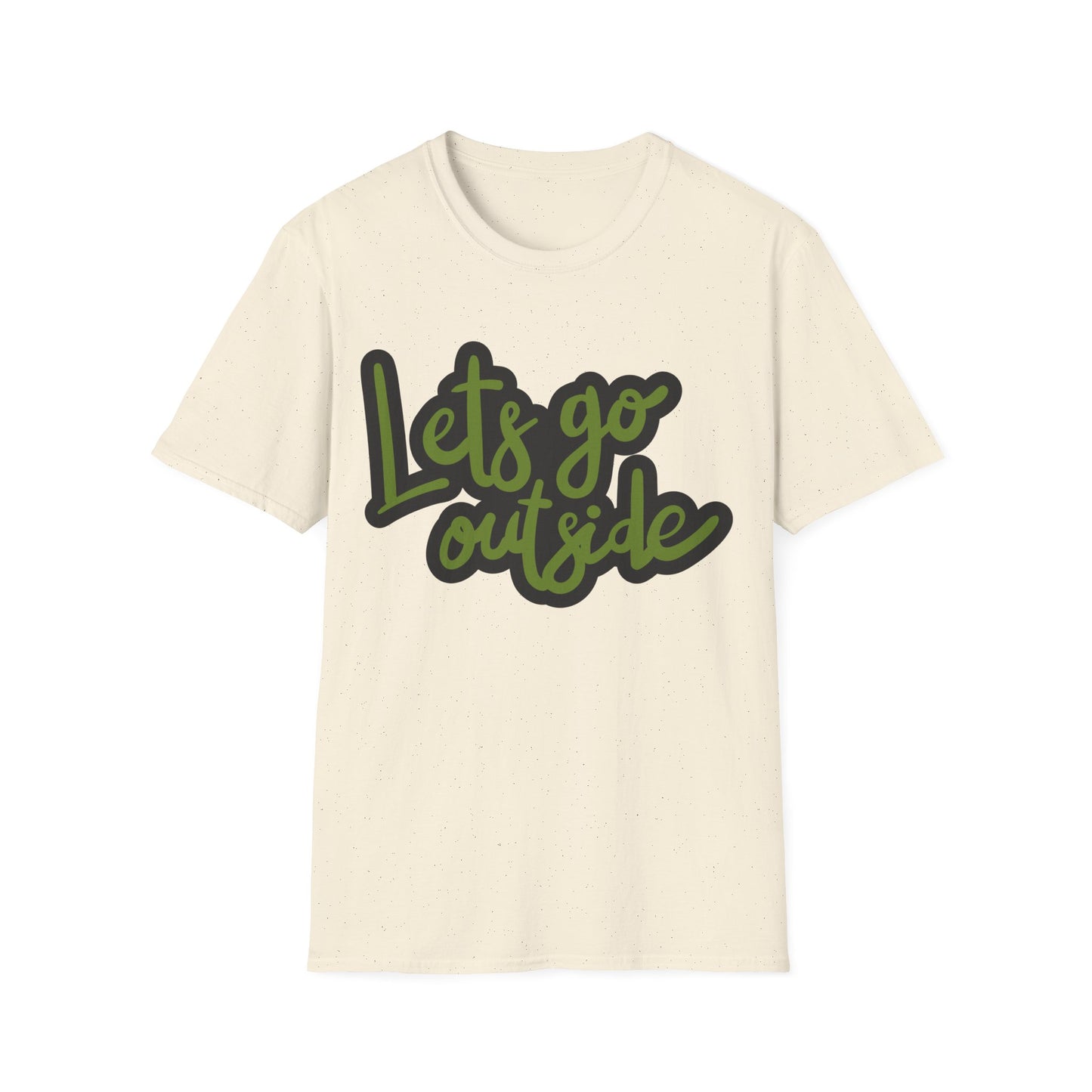 Lets Go Outside T-Shirt — Adventure Outdoor Graphic Tee